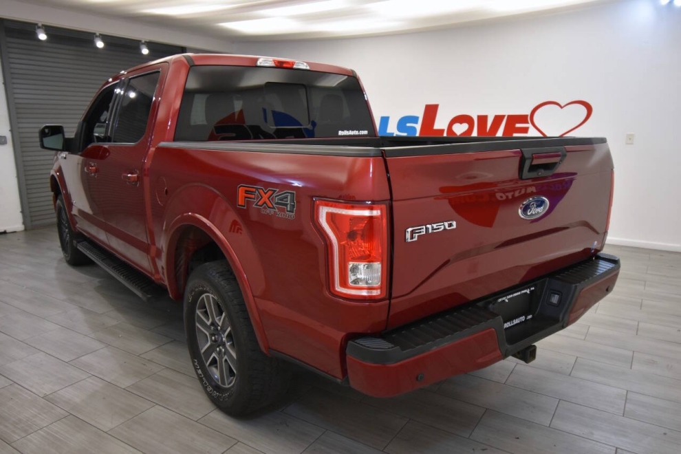 2017 Ford F-150 XLT 4x4 4dr SuperCrew 5.5 ft. SB, Red, Mileage: 105,098 - photo 2