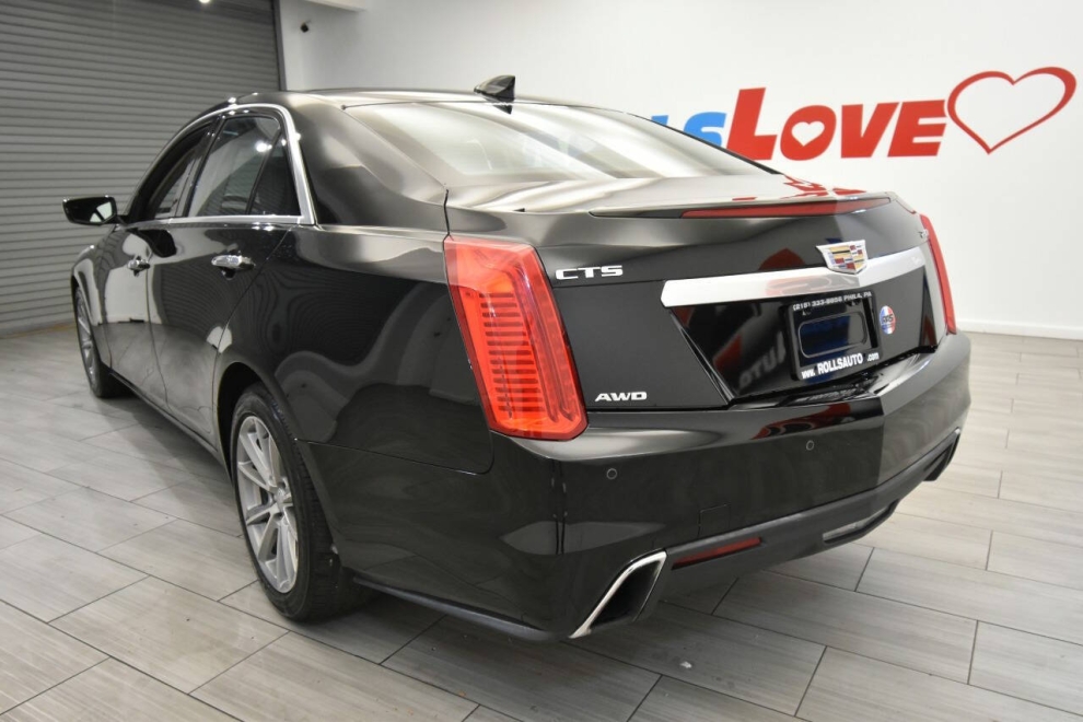 2017 Cadillac CTS 2.0T Luxury AWD 4dr Sedan, Black, Mileage: 36,561 - photo 2