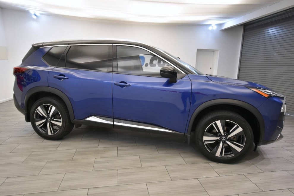 2021 Nissan Rogue Platinum AWD 4dr Crossover, Blue, Mileage: 92,995 - photo 5