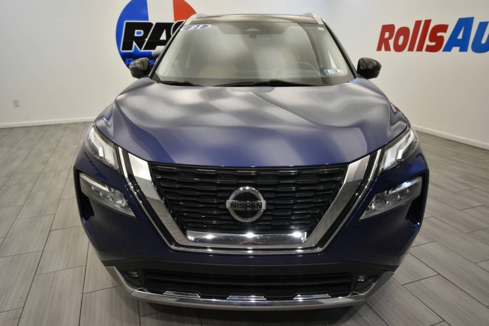 2021 Nissan Rogue Platinum AWD 4dr Crossover, Blue, Mileage: 92,995 - photo 7