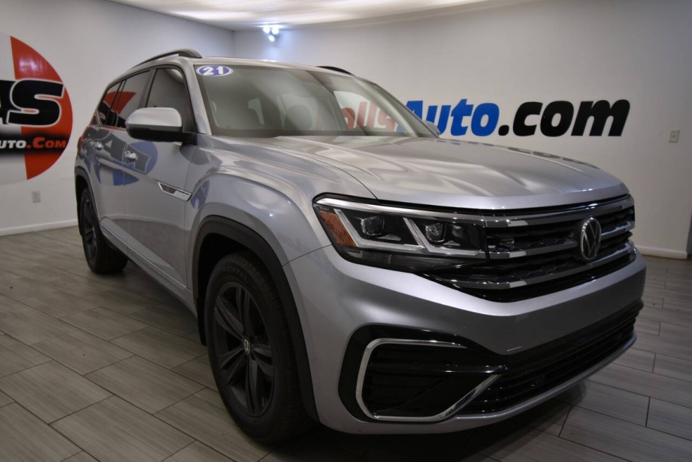 2021 Volkswagen Atlas V6 SE R Line 4Motion AWD 4dr SUV w/Technology, Silver, Mileage: 92,399 - photo 6