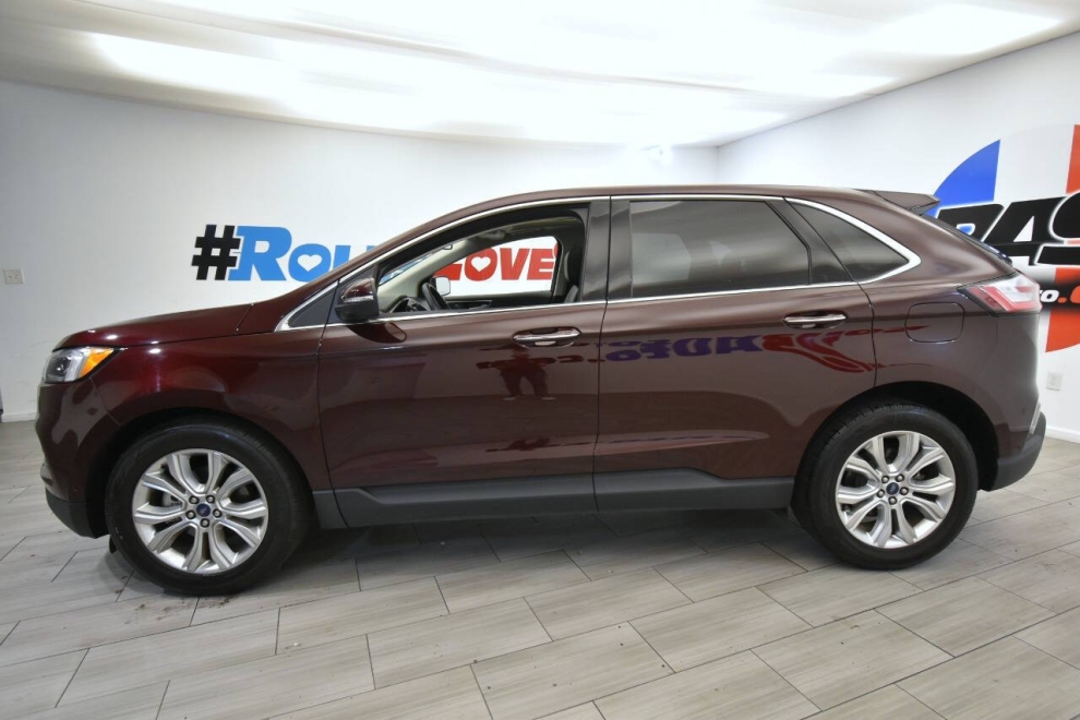 2020 Ford Edge Titanium 4dr Crossover, Red, Mileage: 88,888 - photo 1