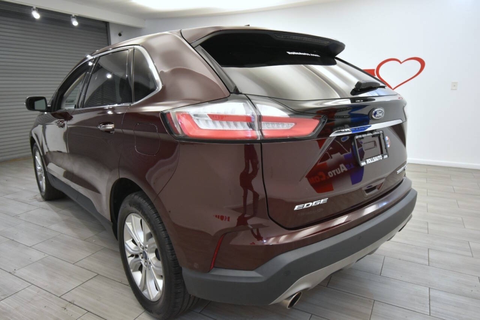 2020 Ford Edge Titanium 4dr Crossover, Red, Mileage: 88,888 - photo 2