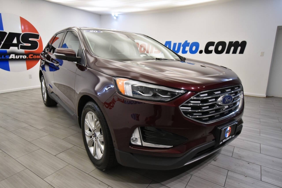 2020 Ford Edge Titanium 4dr Crossover, Red, Mileage: 88,888 - photo 6