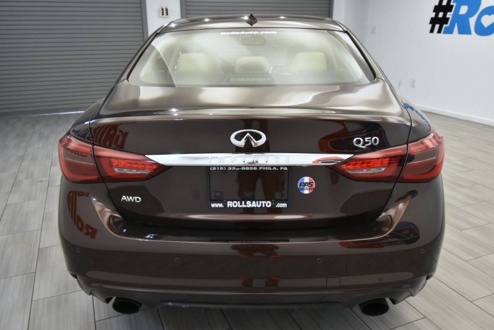 2020 Infiniti Q50 3.0T Luxe AWD 4dr Sedan, Brown, Mileage: 65,641 - photo 3