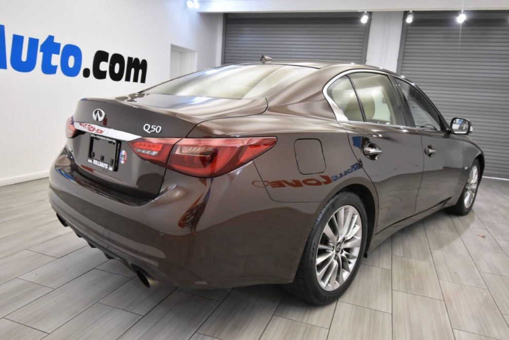 2020 Infiniti Q50 3.0T Luxe AWD 4dr Sedan, Brown, Mileage: 65,641 - photo 4