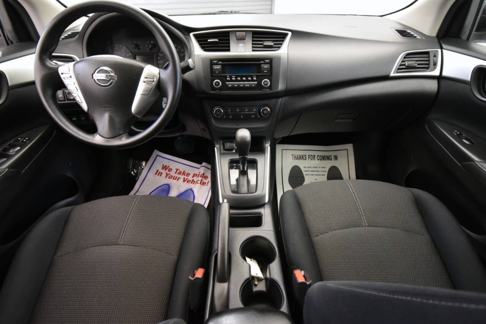 2017 Nissan Sentra S 4dr Sedan CVT, White, Mileage: 51,647 - photo 20