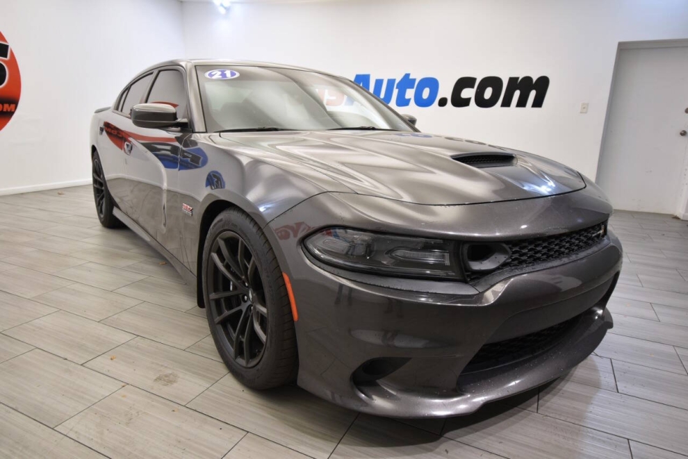 2021 Dodge Charger Scat Pack 4dr Sedan, Gray, Mileage: 38,224 - photo 7