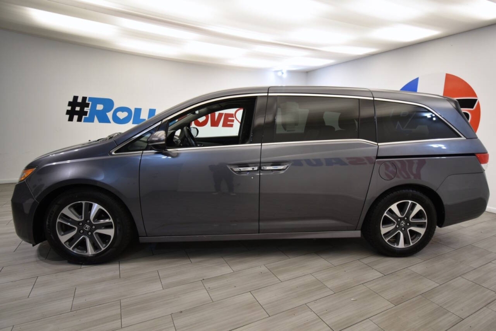 2017 Honda Odyssey Touring 4dr Mini Van, Gray, Mileage: 94,579 - photo 1