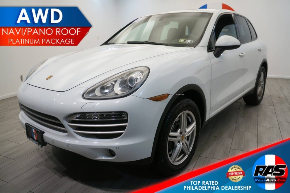 2014 Porsche Cayenne Platinum AWD 4dr SUV, White, Mileage: 87,214 