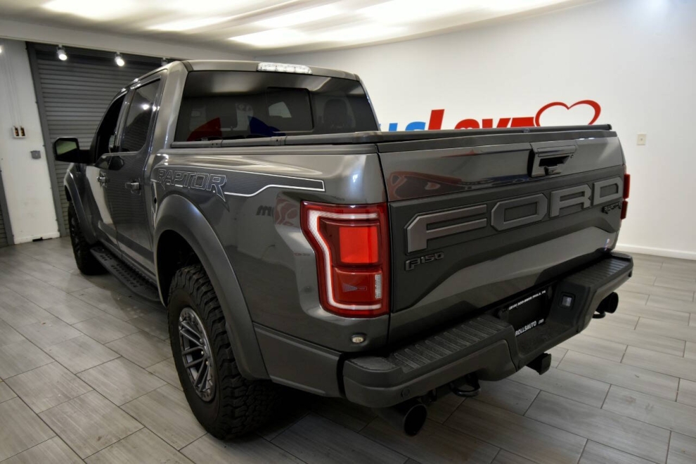 2019 Ford F-150 Raptor 4x4 4dr SuperCrew 5.5 ft. SB, Gray, Mileage: 61,860 - photo 2