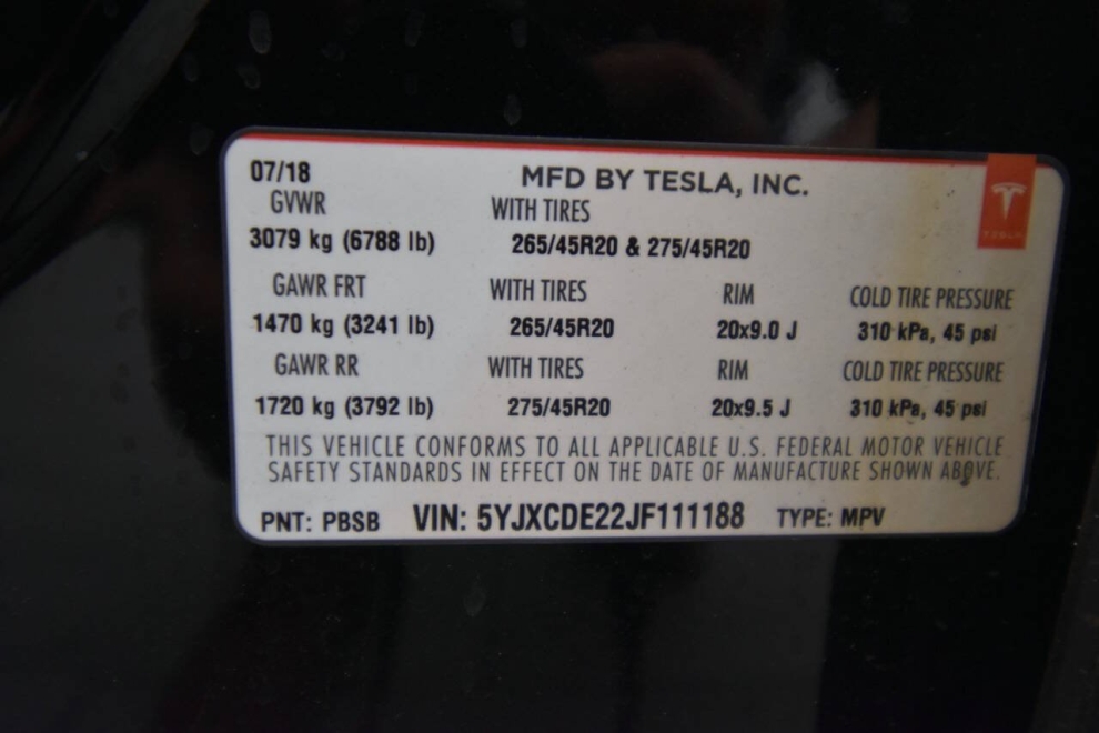 2018 Tesla Model X 100D AWD 4dr SUV, Black, Mileage: 96,905 - photo 37