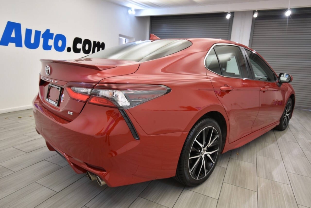 2021 Toyota Camry SE 4dr Sedan, Red, Mileage: 91,143 - photo 4