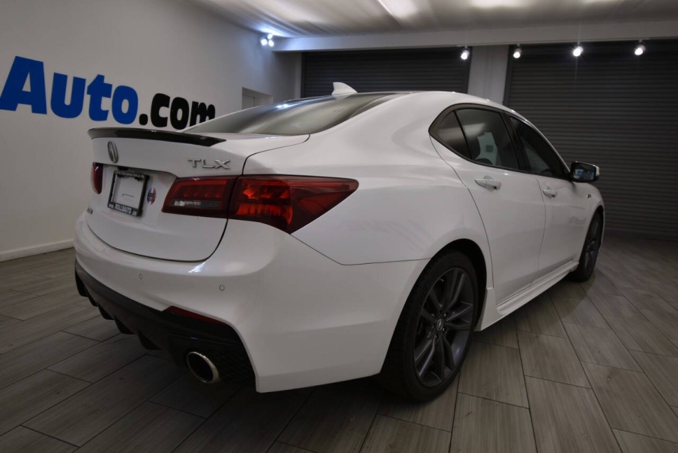 2019 Acura TLX V6 w/Tech w/A SPEC 4dr Sedan w/Technology and A Package (Ebony Interior), White, Mileage: 66,879 - photo 4