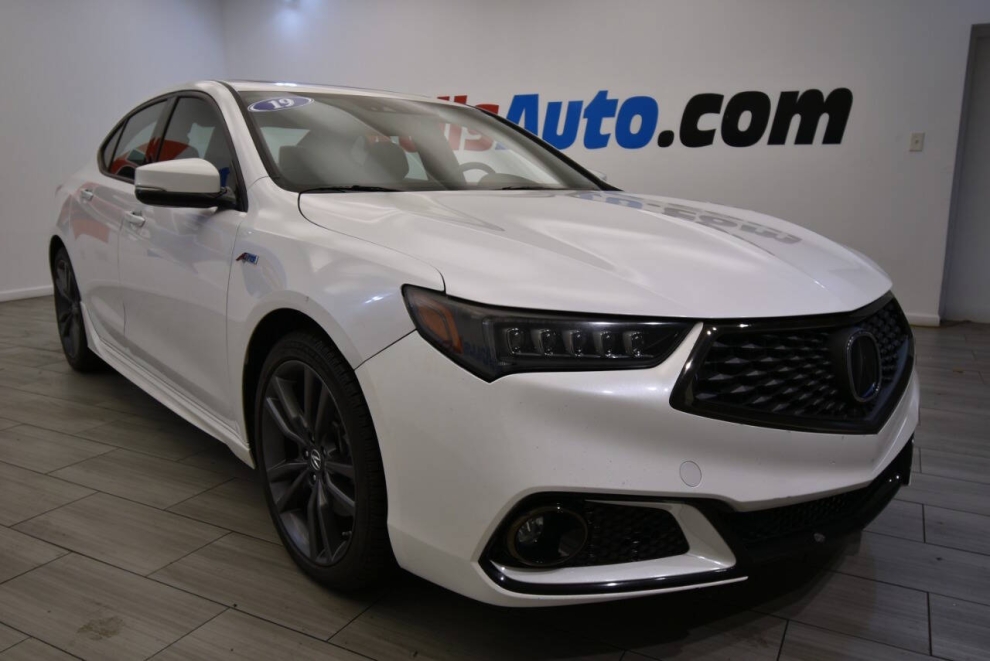 2019 Acura TLX V6 w/Tech w/A SPEC 4dr Sedan w/Technology and A Package (Ebony Interior), White, Mileage: 66,879 - photo 6