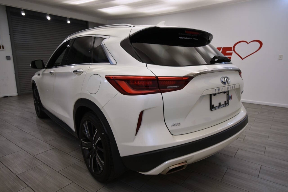 2021 Infiniti QX50 Luxe AWD 4dr Crossover, White, Mileage: 32,826 - photo 2