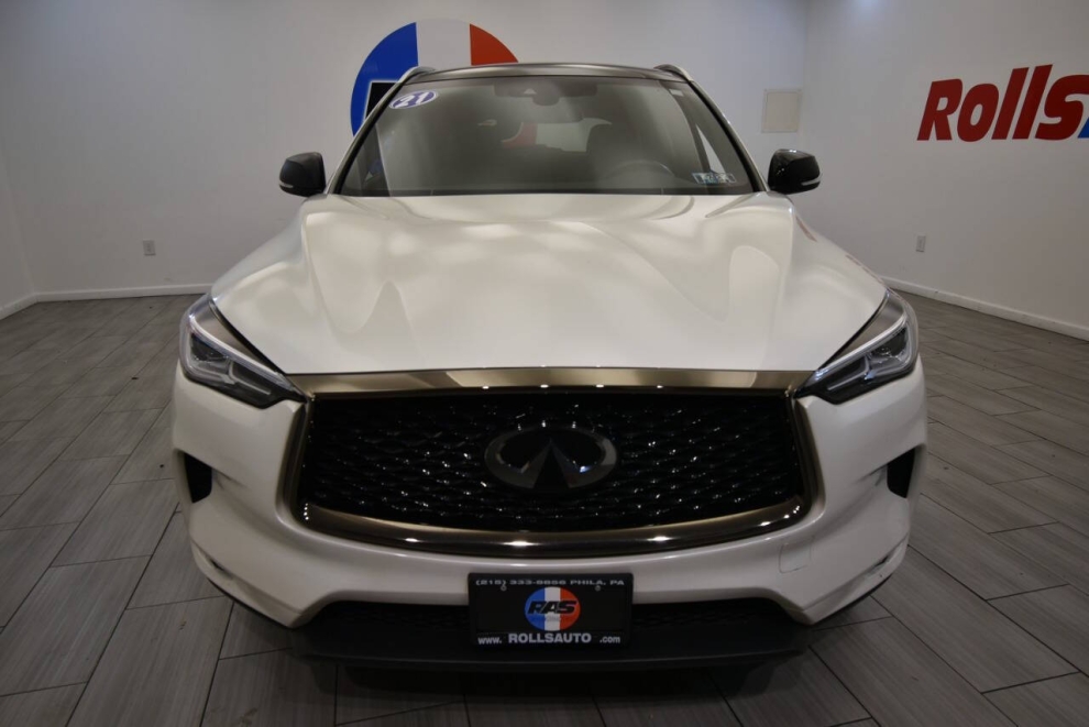 2021 Infiniti QX50 Luxe AWD 4dr Crossover, White, Mileage: 32,826 - photo 7