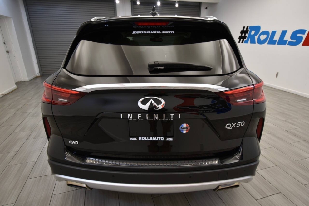 2021 Infiniti QX50 Essential AWD 4dr Crossover, Black, Mileage: 27,801 - photo 3