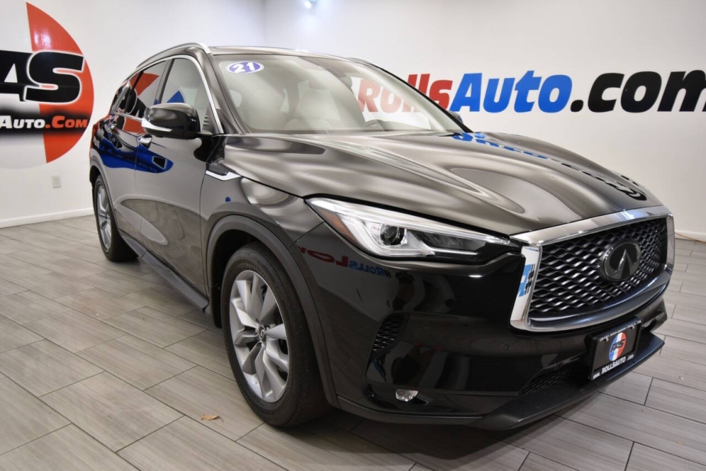 2021 Infiniti QX50 Essential AWD 4dr Crossover, Black, Mileage: 27,801 - photo 6