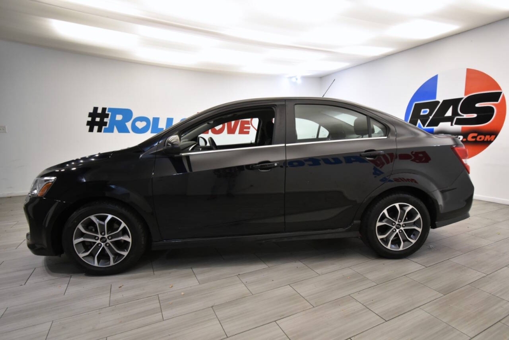 2019 Chevrolet Sonic LT Auto 4dr Sedan, Black, Mileage: 77,842 - photo 1