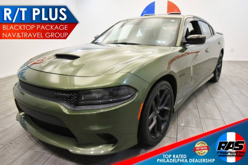 2021 Dodge Charger R/T 4dr Sedan, Green, Mileage: 27,418 