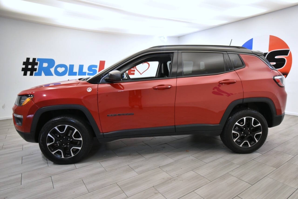 2021 Jeep Compass Trailhawk 4x4 4dr SUV, Red, Mileage: 62,716 - photo 1