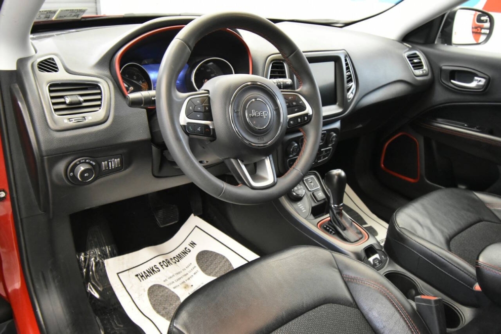 2021 Jeep Compass Trailhawk 4x4 4dr SUV, Red, Mileage: 62,716 - photo 10