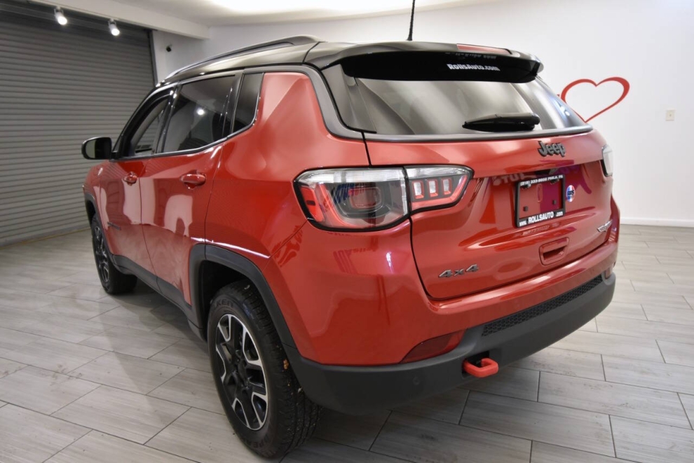 2021 Jeep Compass Trailhawk 4x4 4dr SUV, Red, Mileage: 62,716 - photo 2