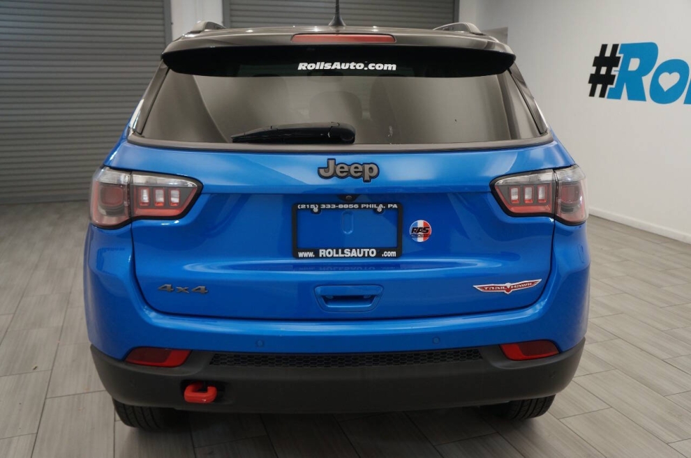 2021 Jeep Compass Trailhawk 4x4 4dr SUV, Blue, Mileage: 61,168 - photo 5