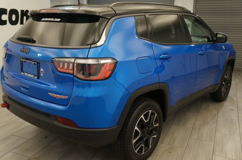 2021 Jeep Compass Trailhawk 4x4 4dr SUV, Blue, Mileage: 61,168 - photo 6