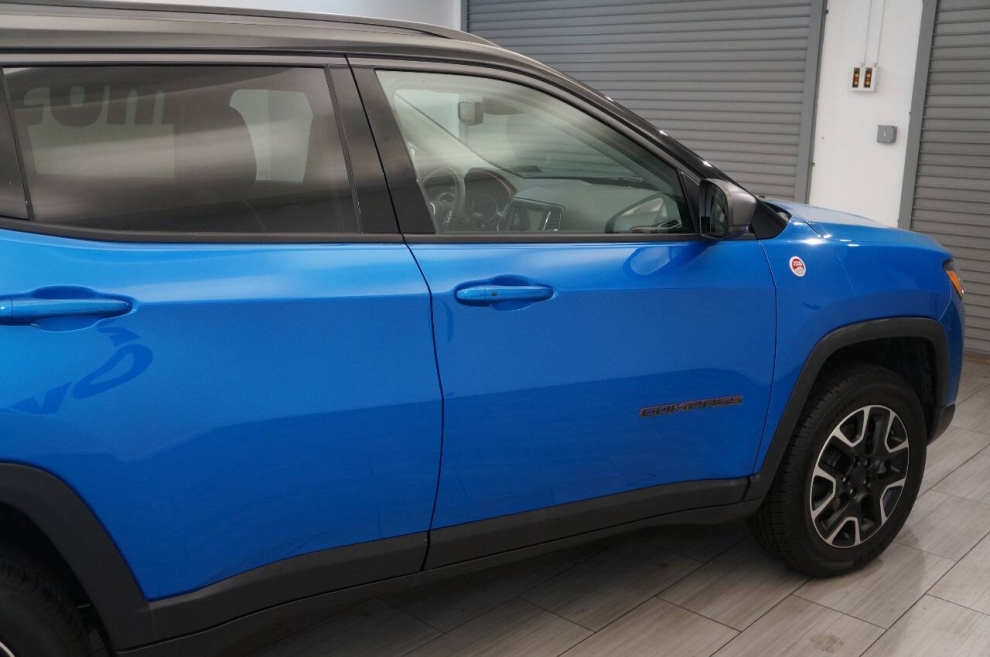 2021 Jeep Compass Trailhawk 4x4 4dr SUV, Blue, Mileage: 61,168 - photo 7