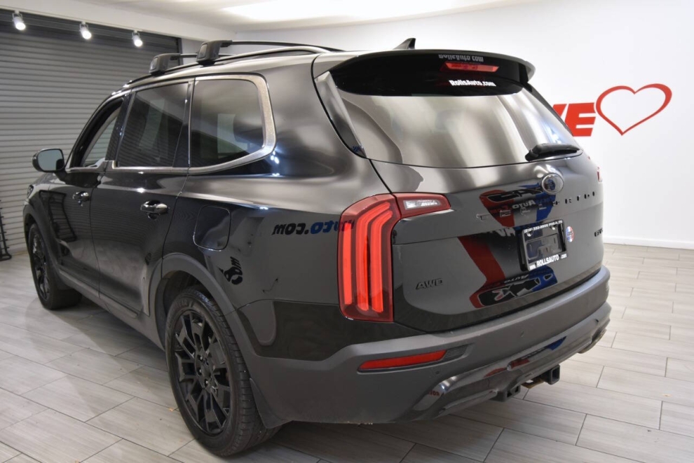 2021 Kia Telluride EX AWD 4dr SUV, Black, Mileage: 80,468 - photo 2