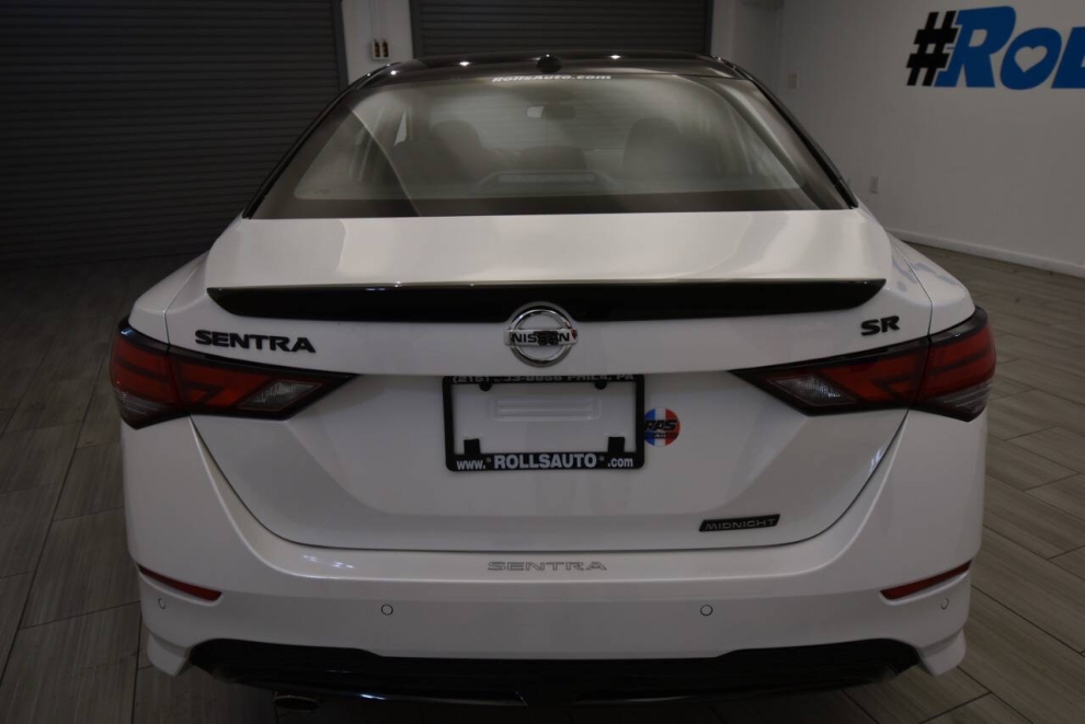 2023 Nissan Sentra SR 4dr Sedan, White, Mileage: 18,899 - photo 3