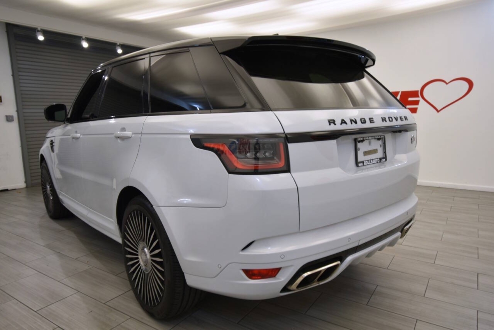 2020 Land Rover Range Rover Sport SVR AWD 4dr SUV, White, Mileage: 15,670 - photo 2