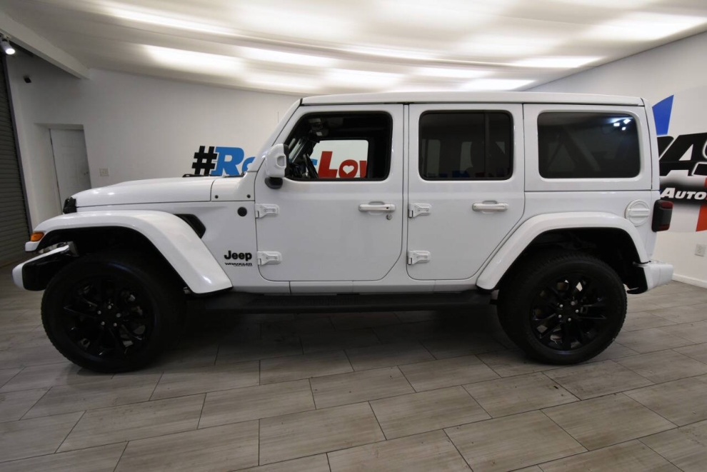 2022 Jeep Wrangler Unlimited High Altitude 4x4 4dr SUV, White, Mileage: 75,831 - photo 1