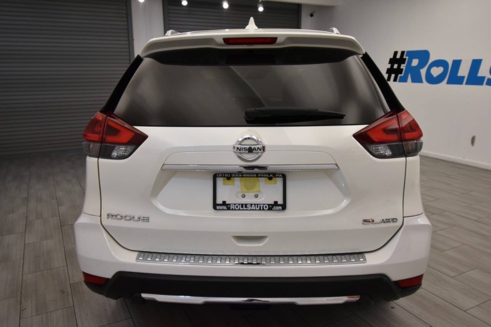 2018 Nissan Rogue SL AWD 4dr Crossover, White, Mileage: 112,498 - photo 3