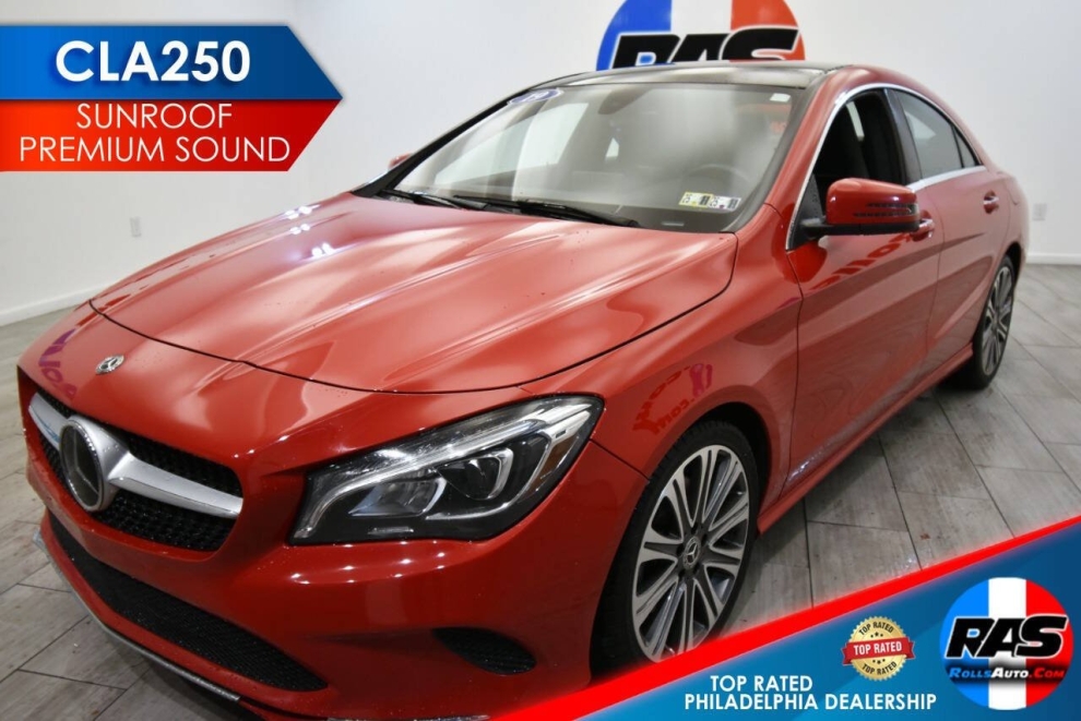 2019 Mercedes-Benz CLA CLA 250 4MATIC AWD 4dr Coupe, Red, Mileage: 80,240 