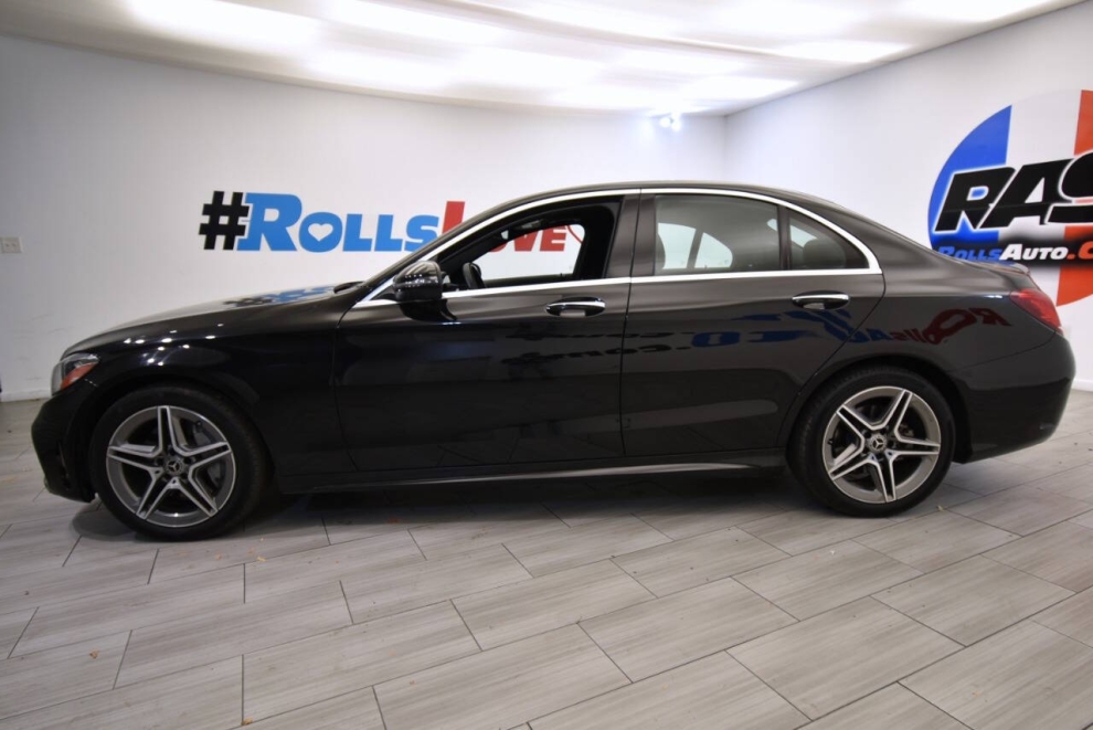 2020 Mercedes-Benz C-Class C 300 4MATIC AWD 4dr Sedan, Black, Mileage: 59,679 - photo 1