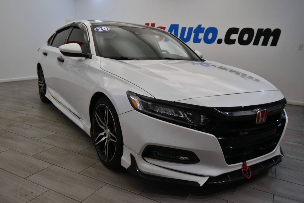 2020 Honda Accord Sport 4dr Sedan (2.0T I4 10A), White, Mileage: 76,758 - photo 6