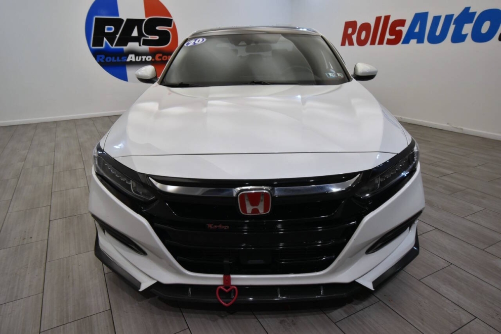 2020 Honda Accord Sport 4dr Sedan (2.0T I4 10A), White, Mileage: 76,758 - photo 7