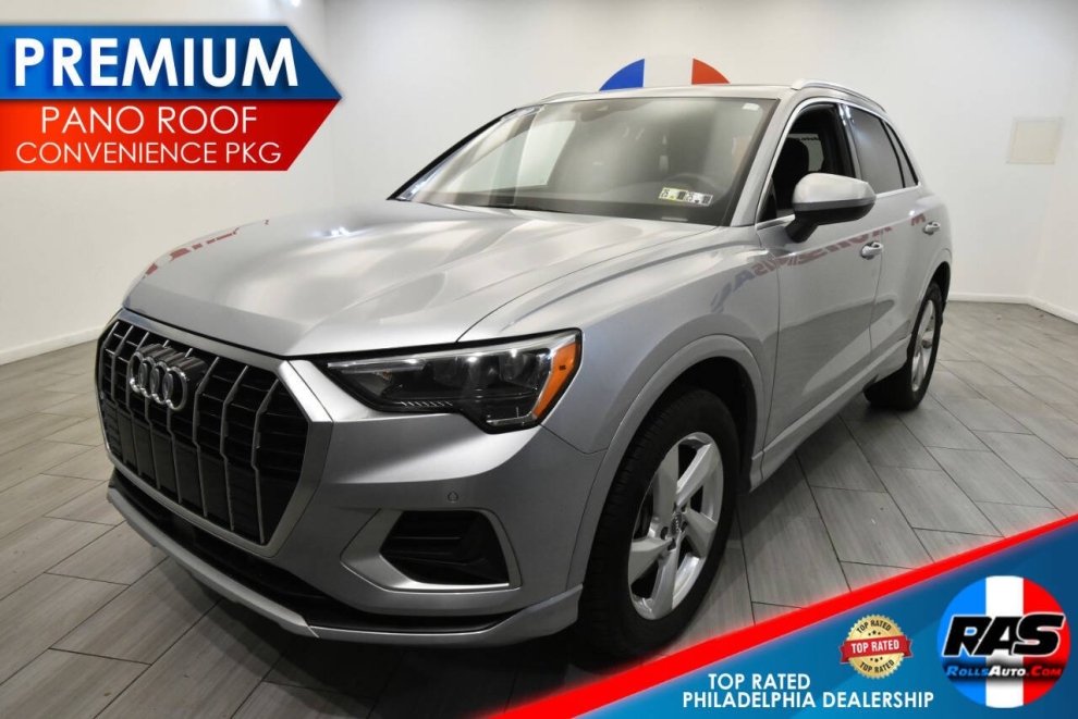 2020 Audi Q3 quattro Premium 40 TFSI AWD 4dr SUV, Silver, Mileage: 67,342 