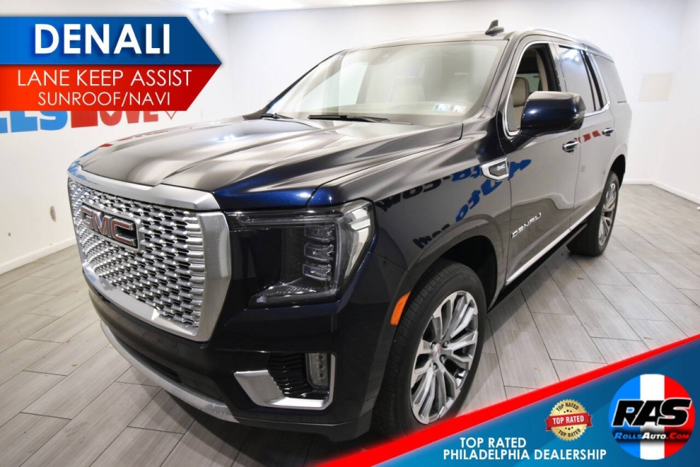 2021 GMC Yukon Denali 4x4 4dr SUV, Black, Mileage: 55,798 