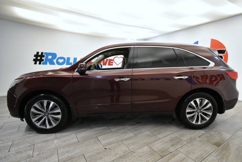 2016 Acura MDX SH AWD w/Tech 4dr SUV w/Technology Package, Burgundy, Mileage: 99,633 - photo 1