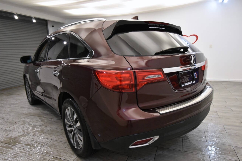 2016 Acura MDX SH AWD w/Tech 4dr SUV w/Technology Package, Burgundy, Mileage: 99,633 - photo 2