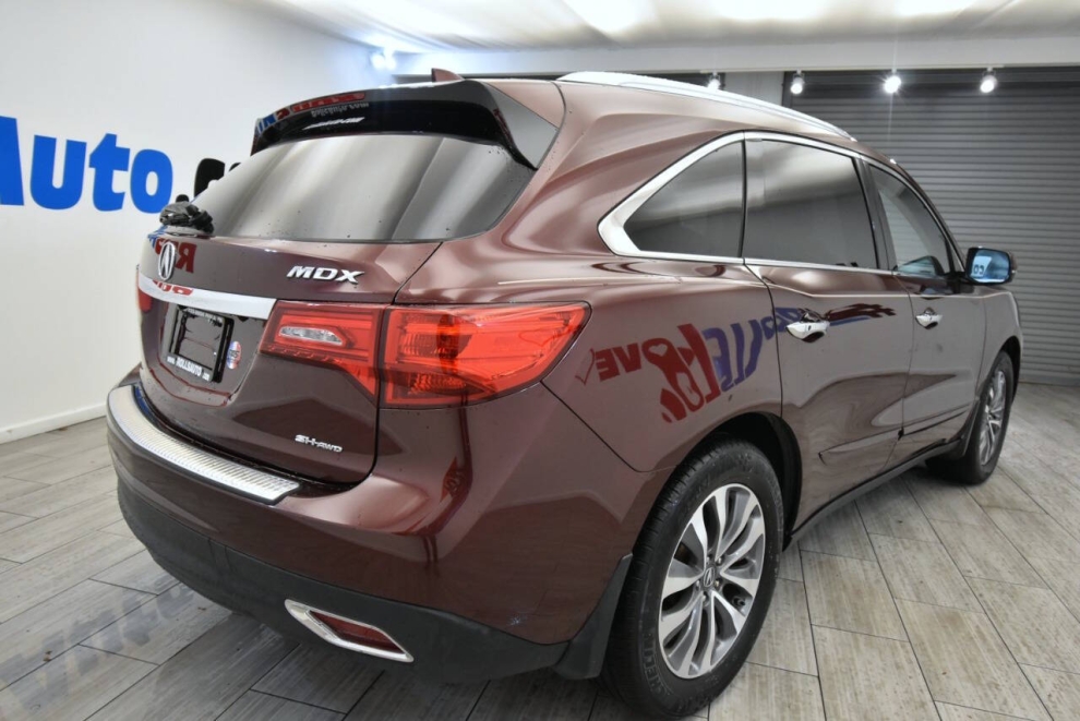 2016 Acura MDX SH AWD w/Tech 4dr SUV w/Technology Package, Burgundy, Mileage: 99,633 - photo 4