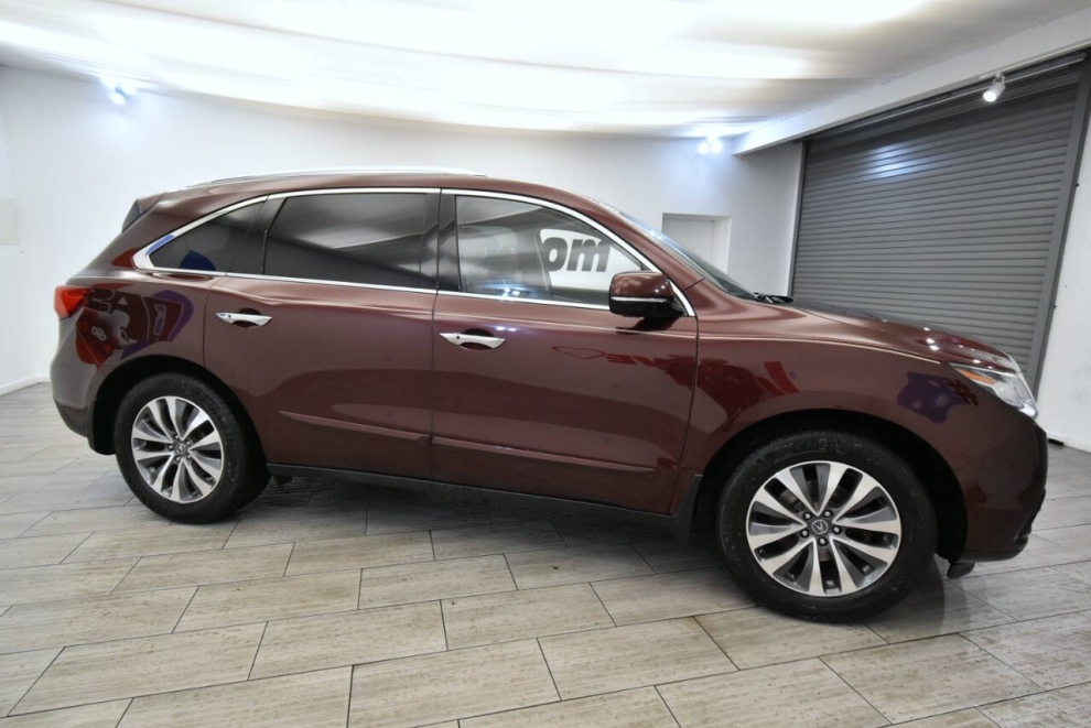 2016 Acura MDX SH AWD w/Tech 4dr SUV w/Technology Package, Burgundy, Mileage: 99,633 - photo 5