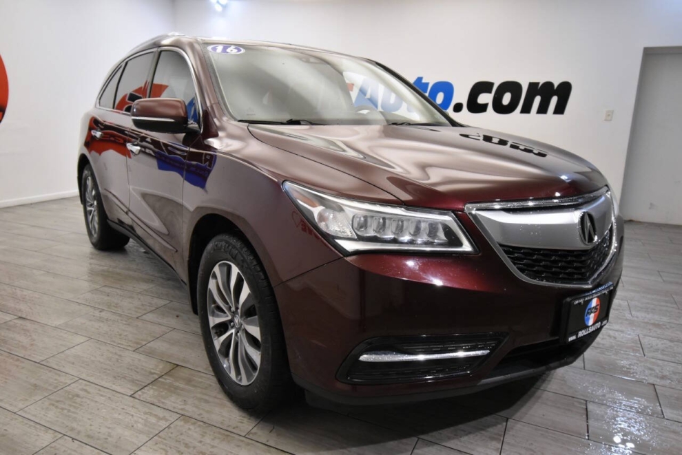 2016 Acura MDX SH AWD w/Tech 4dr SUV w/Technology Package, Burgundy, Mileage: 99,633 - photo 6