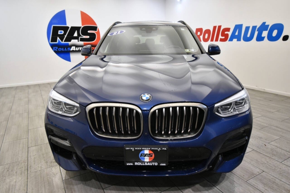 2021 BMW X3 M40i AWD 4dr Sports Activity Vehicle, Blue, Mileage: 85,158 - photo 7