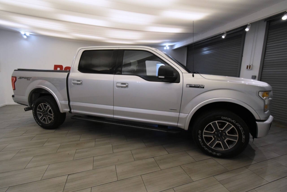 2016 Ford F-150 XLT 4x4 4dr SuperCrew 5.5 ft. SB, Silver, Mileage: 124,274 - photo 5