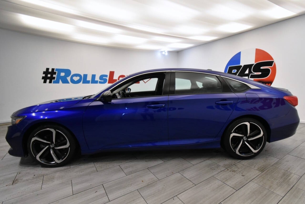 2021 Honda Accord Sport Special Edition 4dr Sedan, Blue, Mileage: 81,723 - photo 1